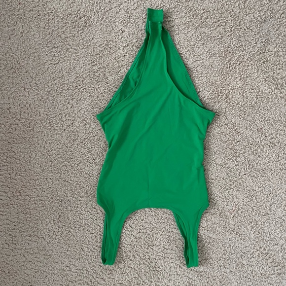 New condition, barely worn green tank bodysuit!! - Picture 2 of 2